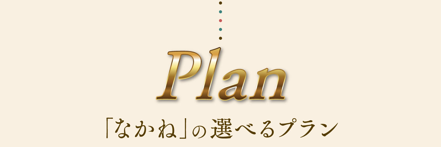 「なかね」の選べるプラン