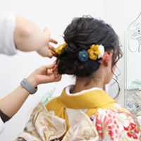 ヘアメイク無料